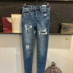 NWT American Eagle US 0 Long Hi-Rise Jegging 25W